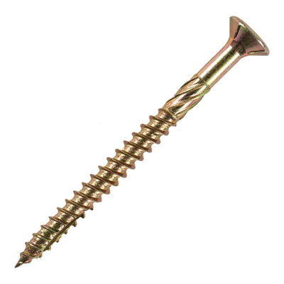 STIER countersunk head chipboard screw 100 pieces 6x100 chromated yellow partial thread