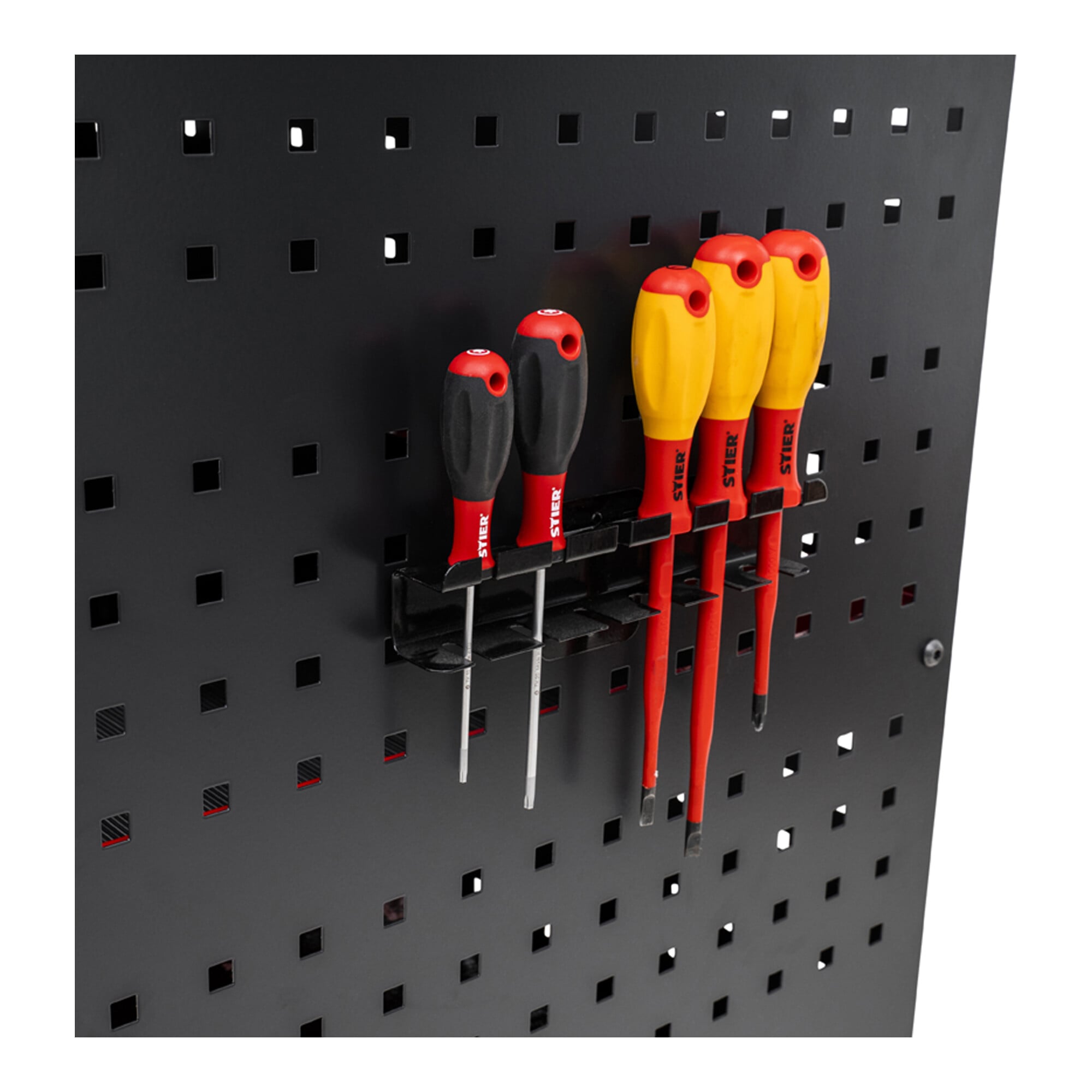 STIER Servicewagen Werkstattwagen mit Lochplattenverkleidung HxBxT 960x810x543