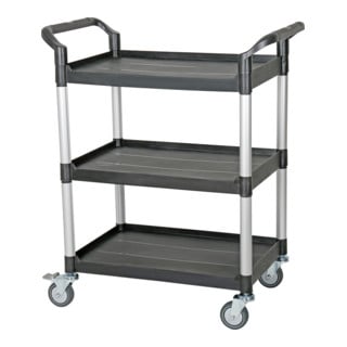 STIER Servierwagen Etagenwagen Schiebewagen schwarz Schiebegriffe diverse Größen