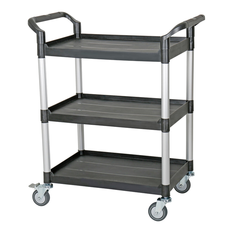 STIER Servierwagen Etagenwagen Schiebewagen schwarz Schiebegriffe diverse Größen