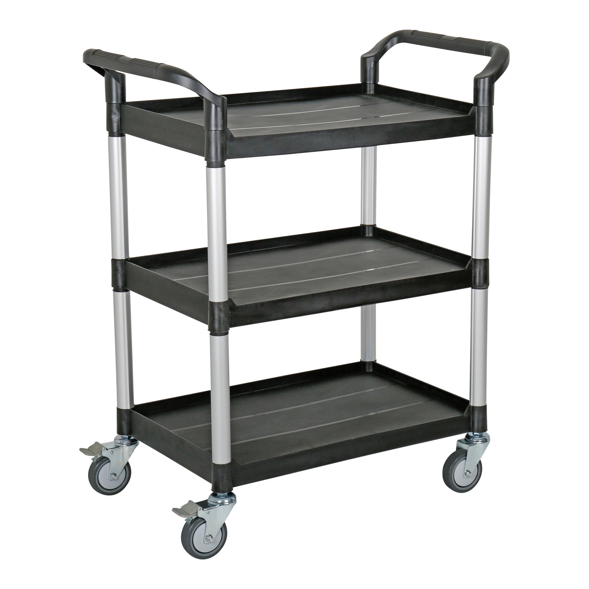 STIER Servierwagen Etagenwagen Schiebewagen schwarz Schiebegriffe diverse Größen