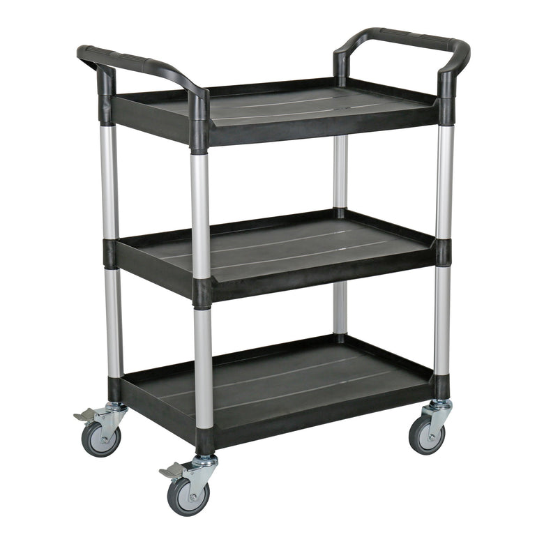 STIER Servierwagen Etagenwagen Schiebewagen schwarz Schiebegriffe diverse Größen