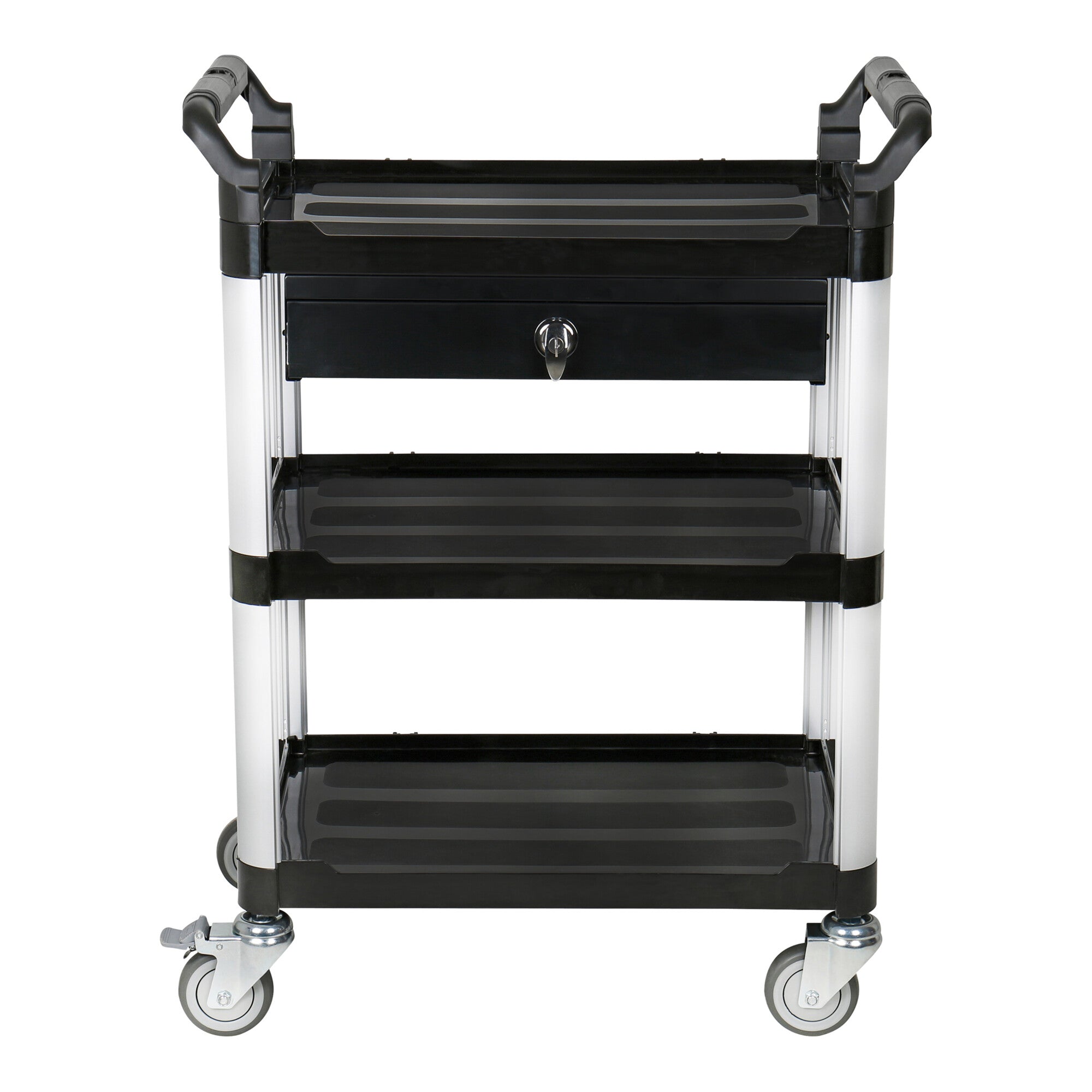 STIER Servierwagen Etagenwagen Schiebewagen schwarz Schiebegriffe diverse Größen