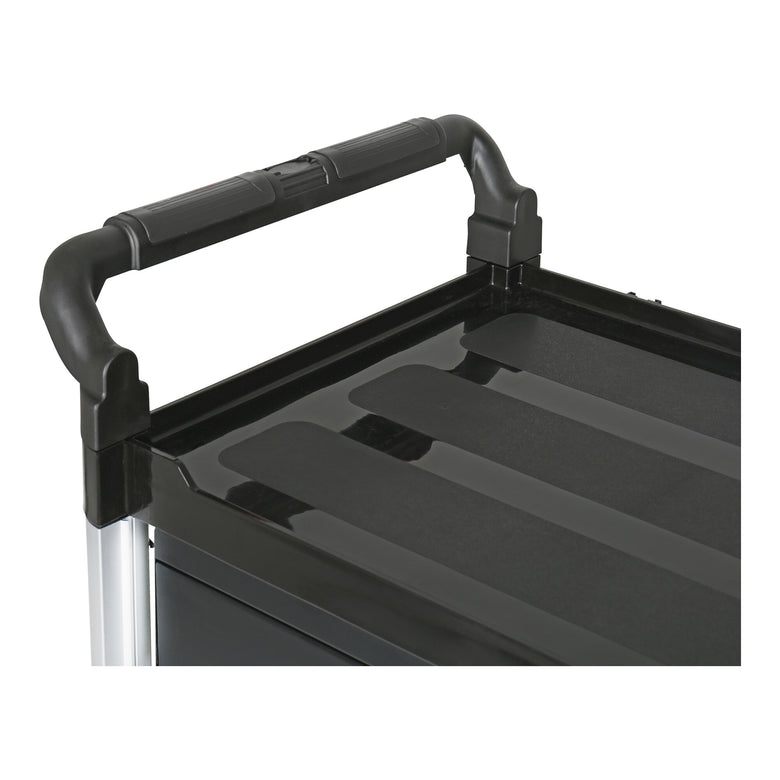 STIER Servierwagen Etagenwagen Schiebewagen schwarz Schiebegriffe diverse Größen