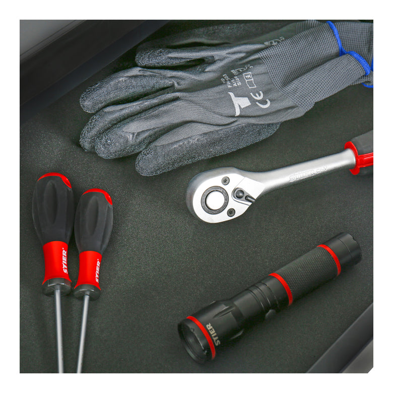 STIER Servierwagen Etagenwagen Schiebewagen schwarz Schiebegriffe diverse Größen