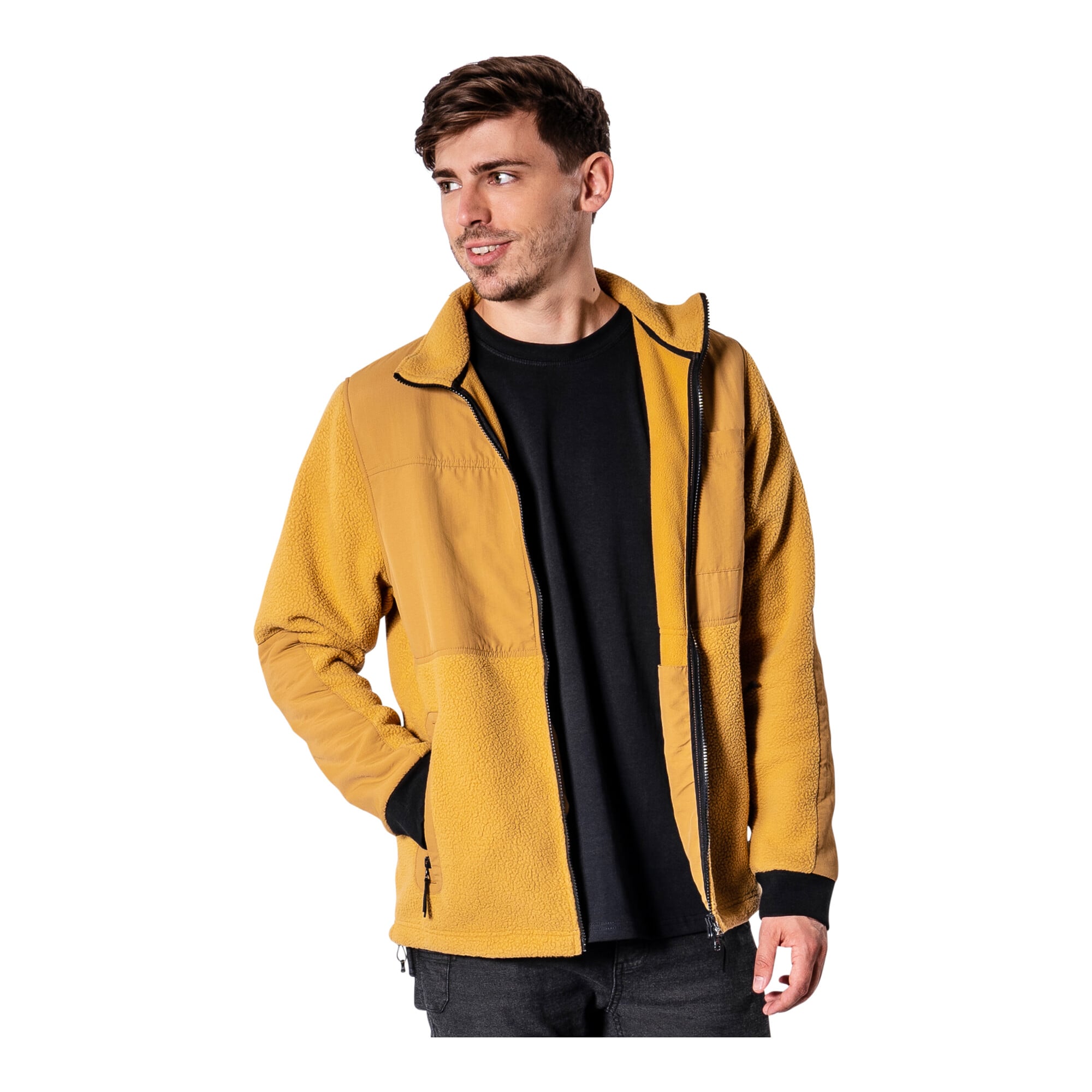 STIER Sherpa Fleece L Golden Brown
