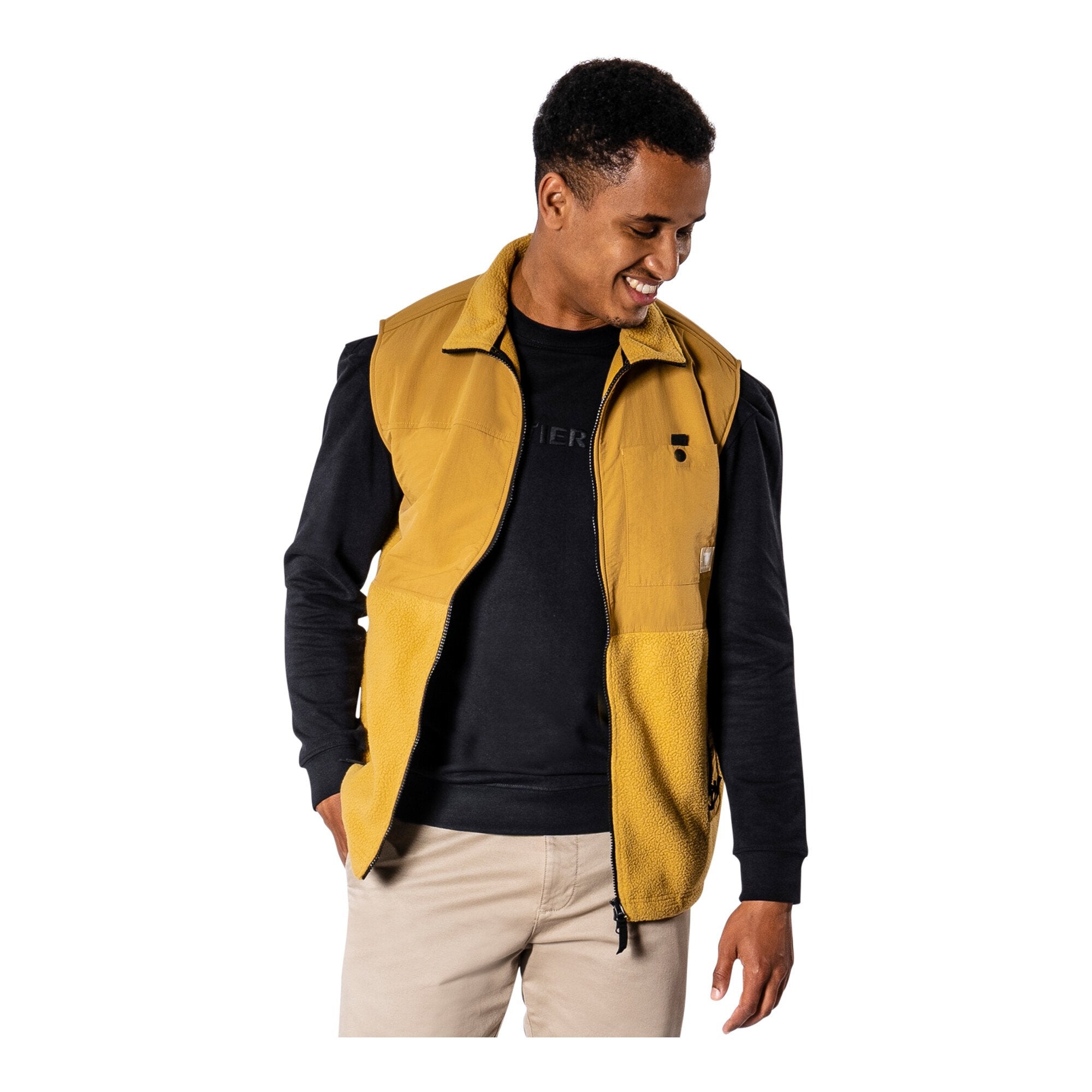 STIER Sherpa Vest XXL Golden Brown