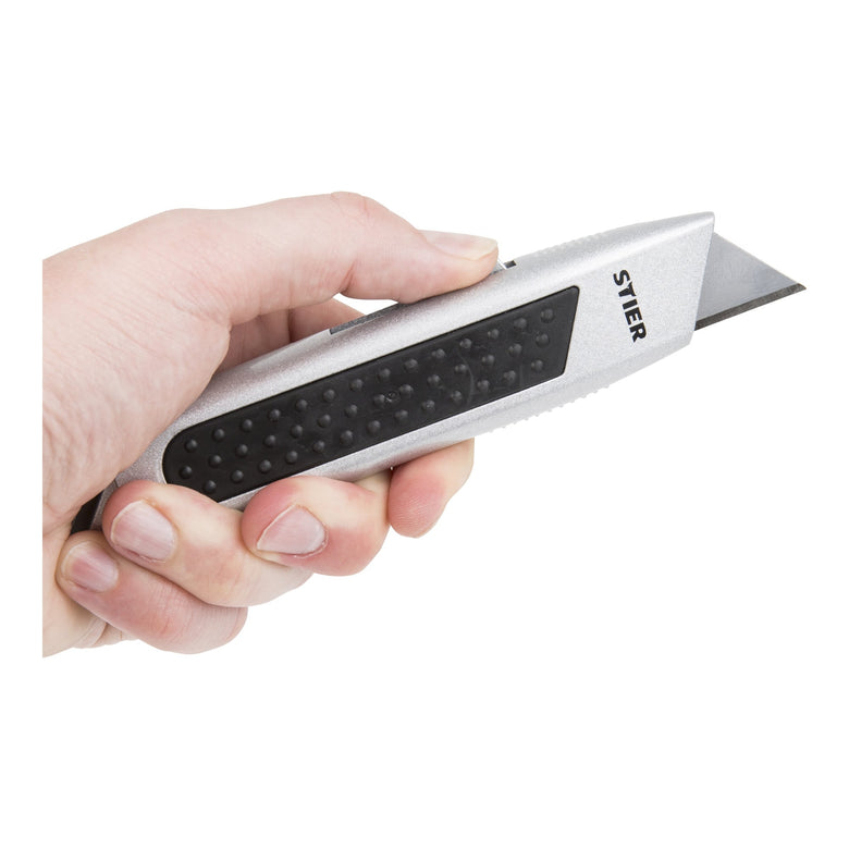 STIER safety cutter knife automatic blade retraction robust