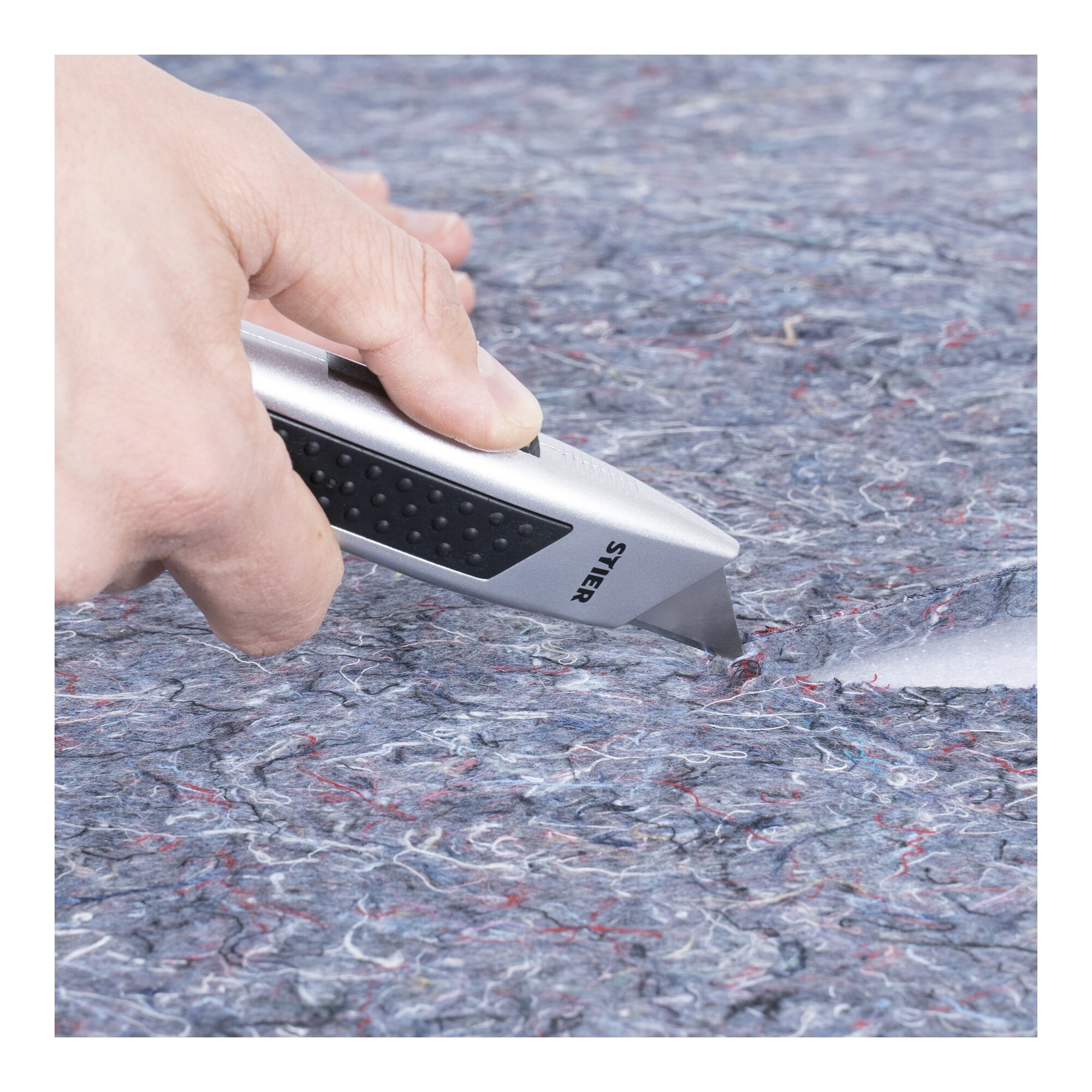 STIER Sicherheits Cuttermesser automatischer Klingeneinzug robustes