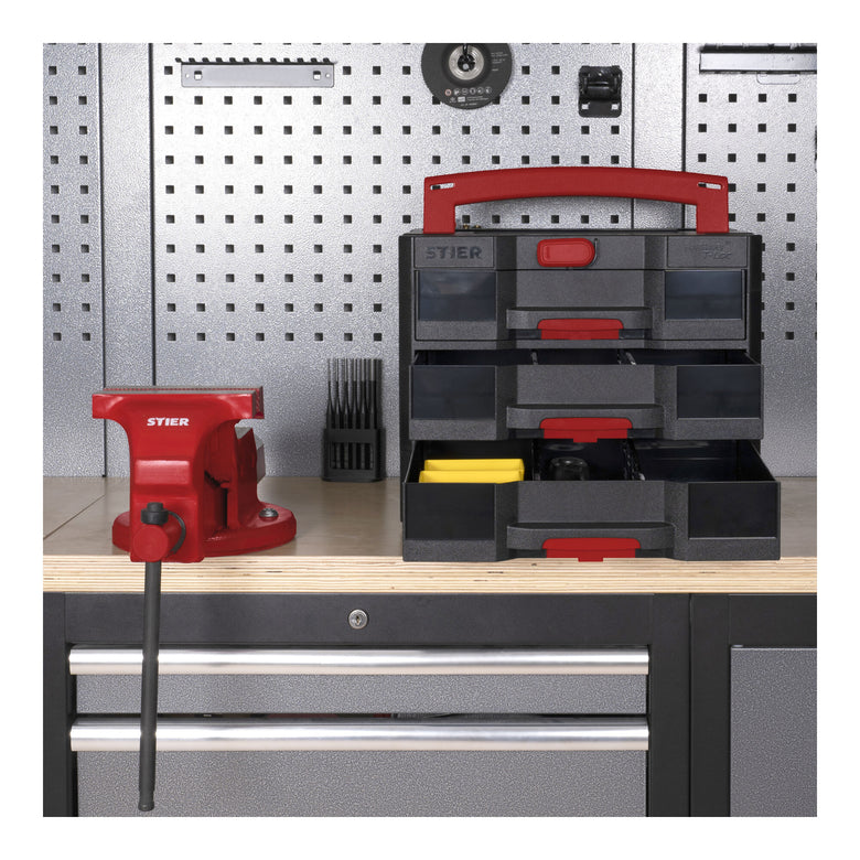 STIER Sortainer T-Loc IV/3 BLACK-Edition 6,7 L pro Schublade mit