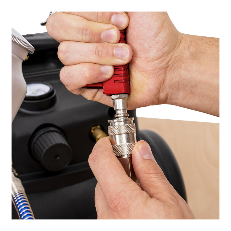 STIER spiral compressed air hose length: 7.62 m pressurized hose kink protection