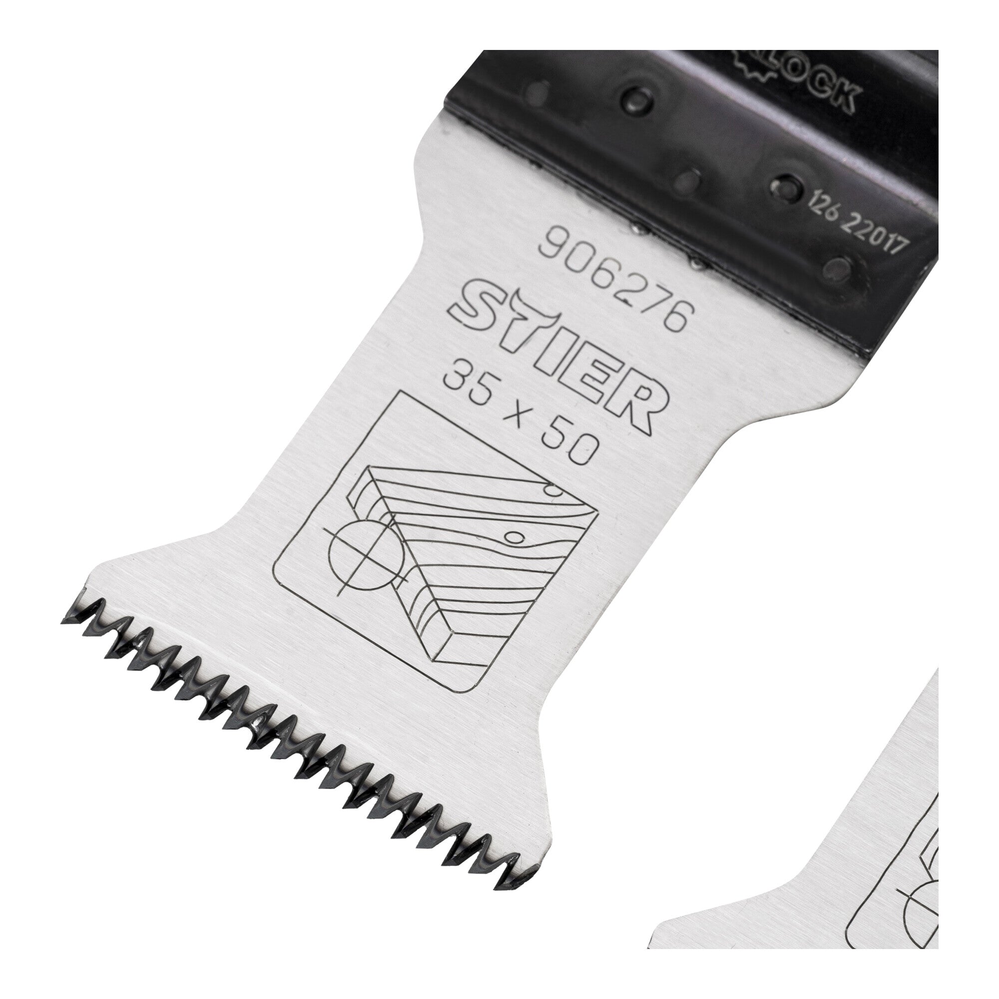 STIER Starlock Multitool Sägeblätter Holz 6-tlg | Set Sägeblätter für Holz |
