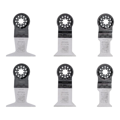 STIER Starlock Multitool Saw Blades Universal Wood and Nails 6-piece | Starlock