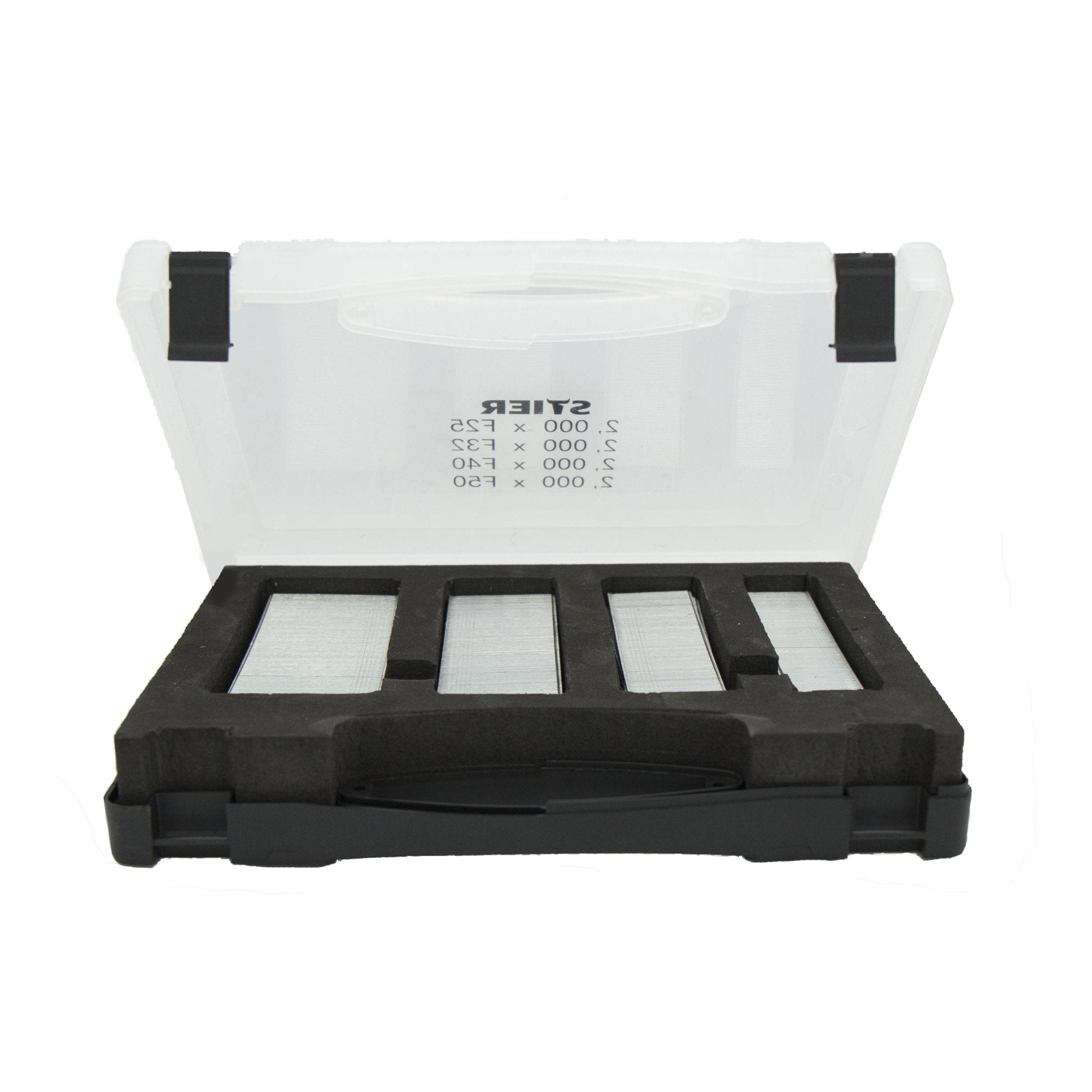 STIER Stauchkopfnägel Set(Brads) in Handwerkerkoffer 25 - 50 mm 8000 Stück