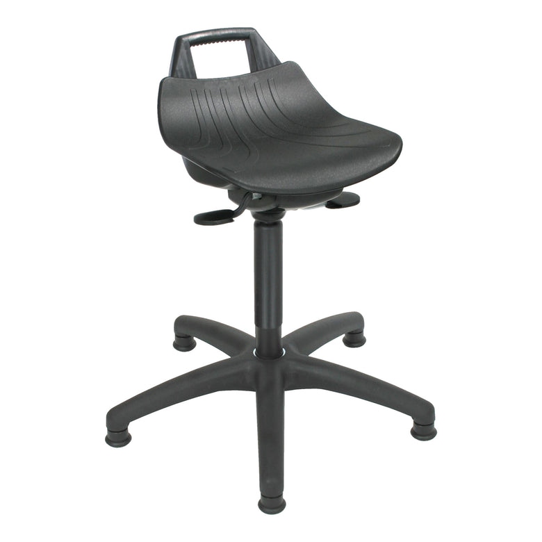 STIER Stehhilfe mit Gleitern Sitzhöhe 490-680 mm PP-Sitz