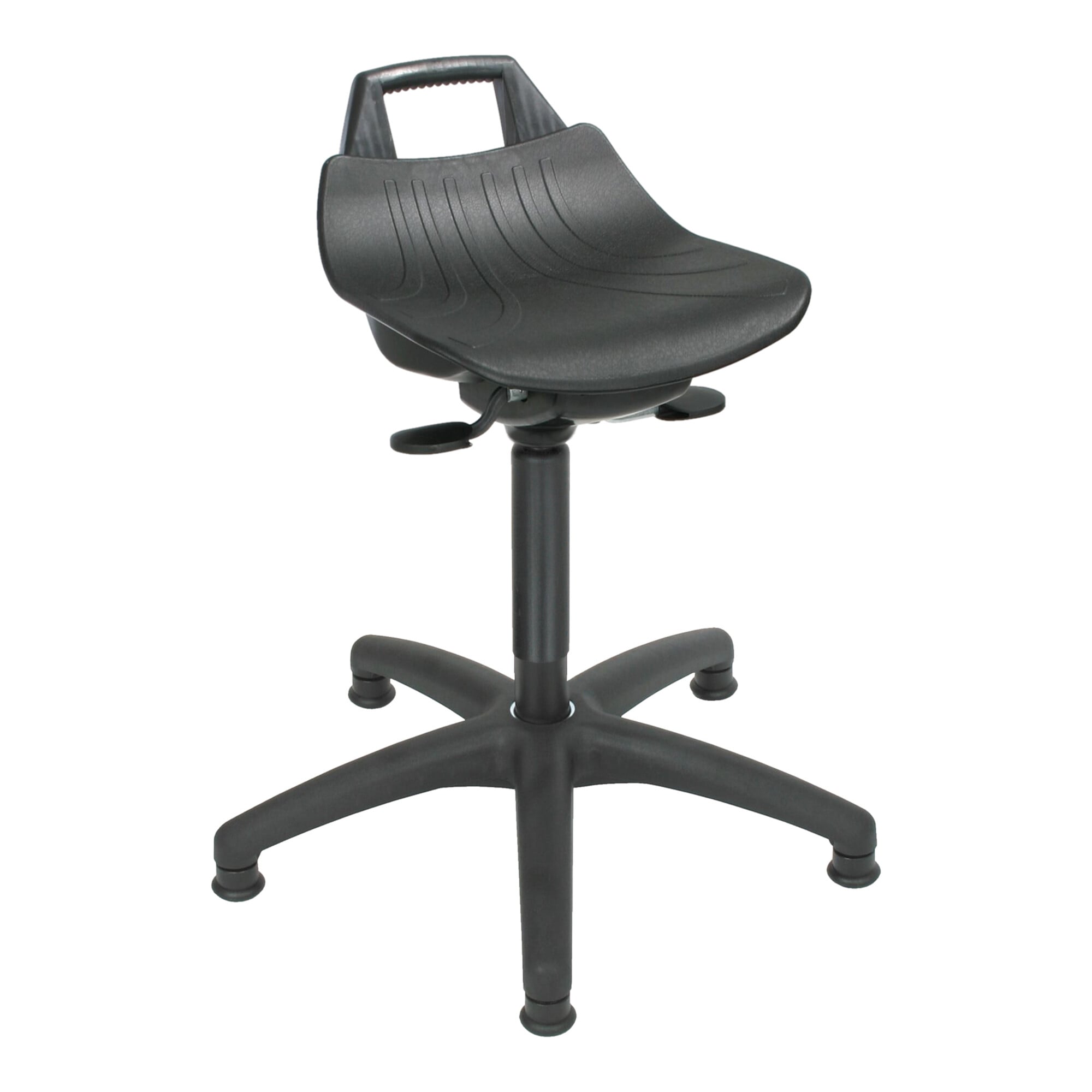 STIER Stehhilfe mit Gleitern Sitzhöhe 490-680 mm PP-Sitz