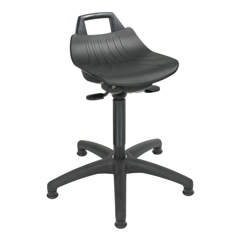 STIER Stehhilfe mit Gleitern Sitzhöhe 490-680 mm PP-Sitz