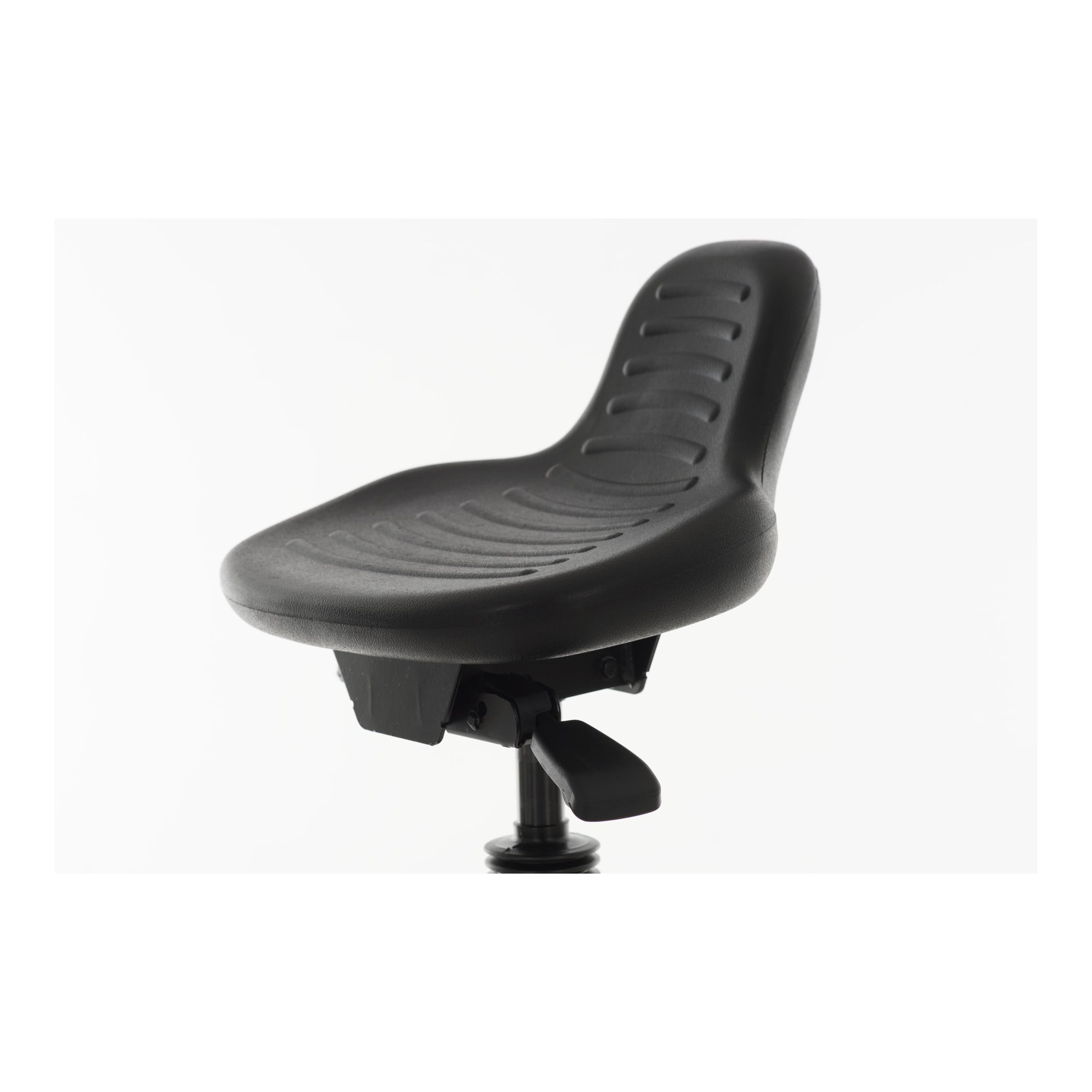 STIER Stehhilfe mit Bodengleitern höhenvertellbare Sitzhöhe 580-840 mm PU-Sitz