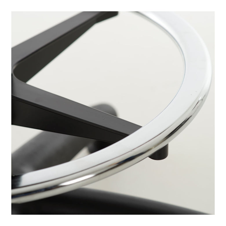 STIER standing aid with gliders and foot ring seat height 640-890 mm PU seat with