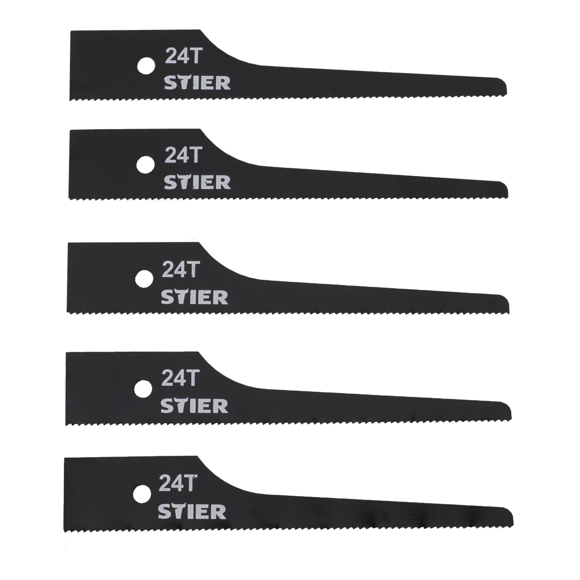 STIER Stichsägeblatt für STS-100 24 Zähne 5 Stk