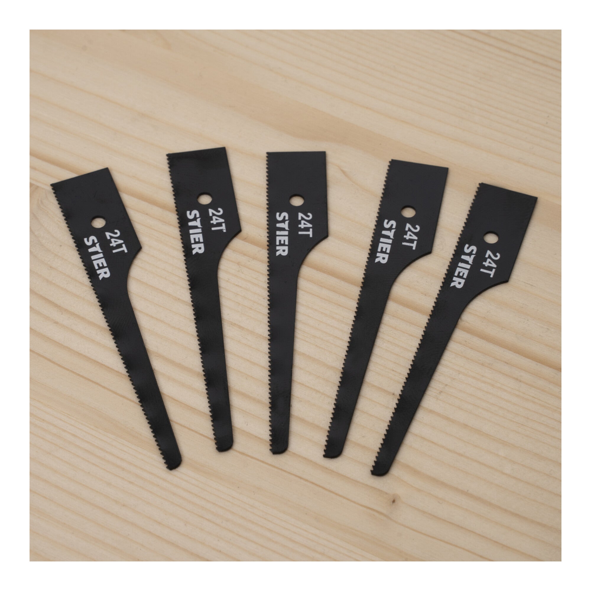 STIER Stichsägeblatt für STS-100 24 Zähne 5 Stk