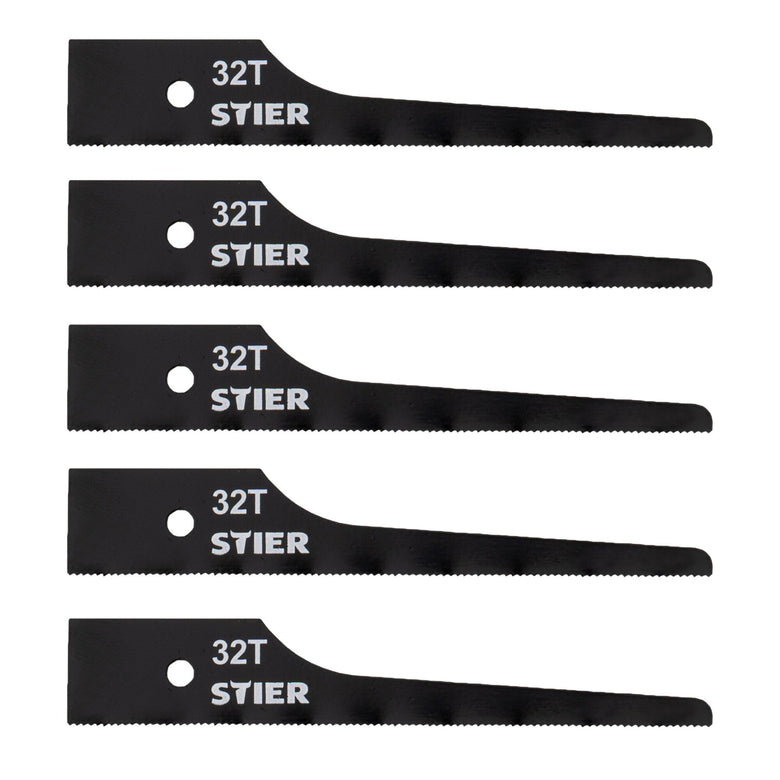 STIER Stichsägeblatt für STS-100 32 Zähne 5 Stk