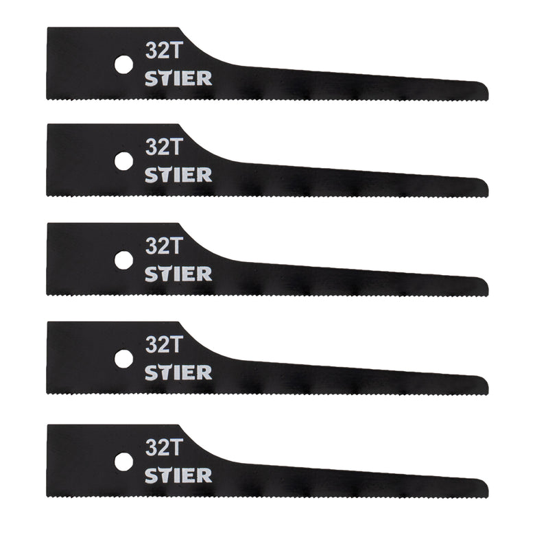 STIER Stichsägeblatt für STS-100 32 Zähne 5 Stk