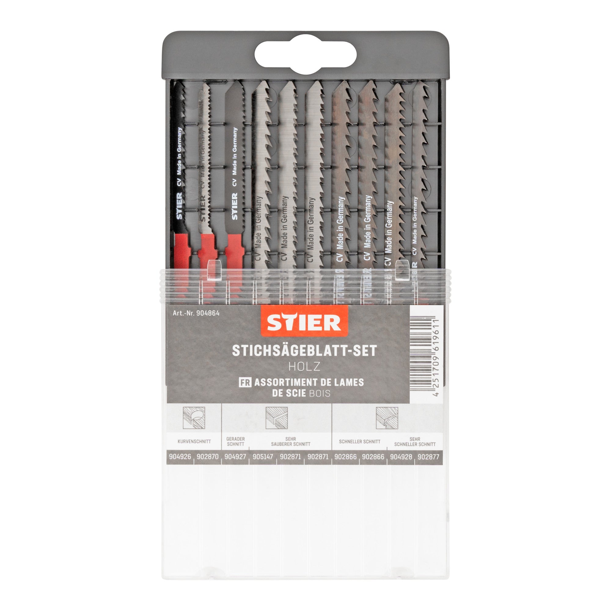 STIER Stichsägeblatt Set