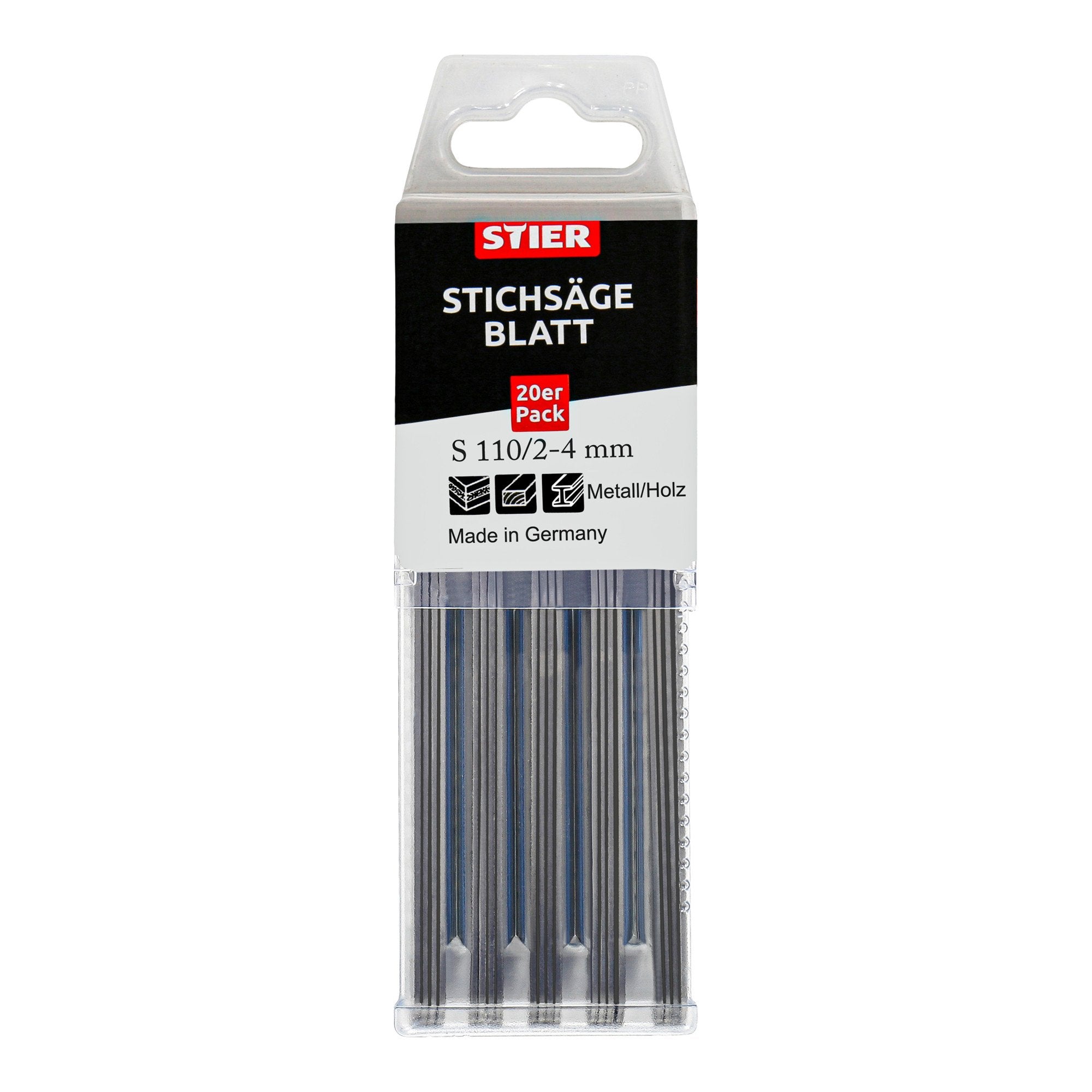 STIER jigsaw blade ST3156-F metal composite panels 20 pieces cutting length 75 mm