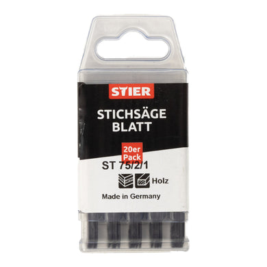 STIER Stichsägeblatt ST 75/2/1 für Holz Sperrholz Multiplex Spanplatten