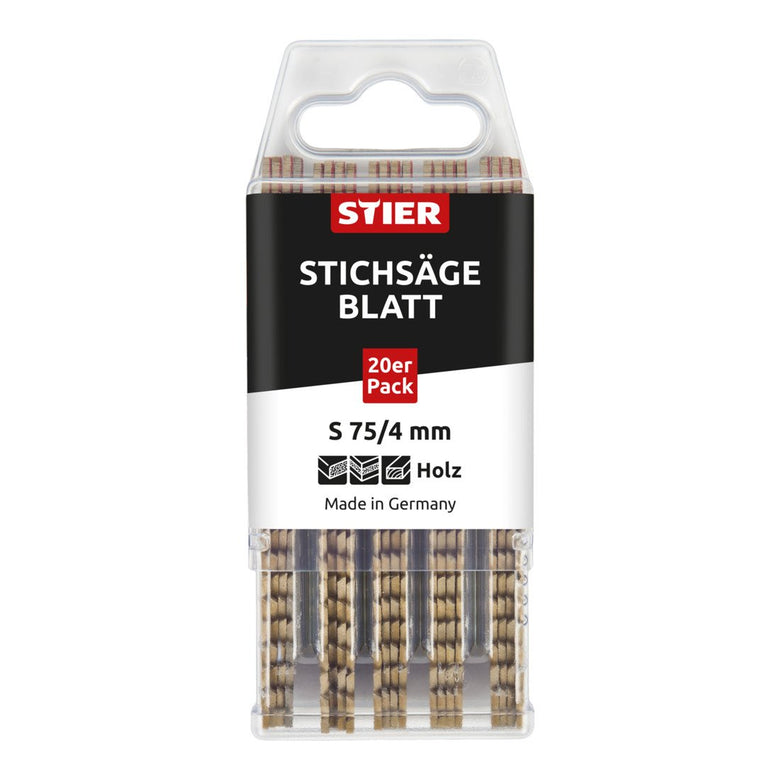 STIER jigsaw blade 20 pieces ST3103-S worktops composite panels