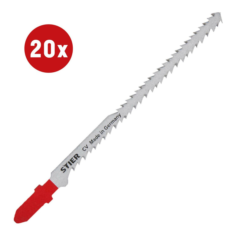 STIER jigsaw blade 20 pieces ST3182 worktops composite panels