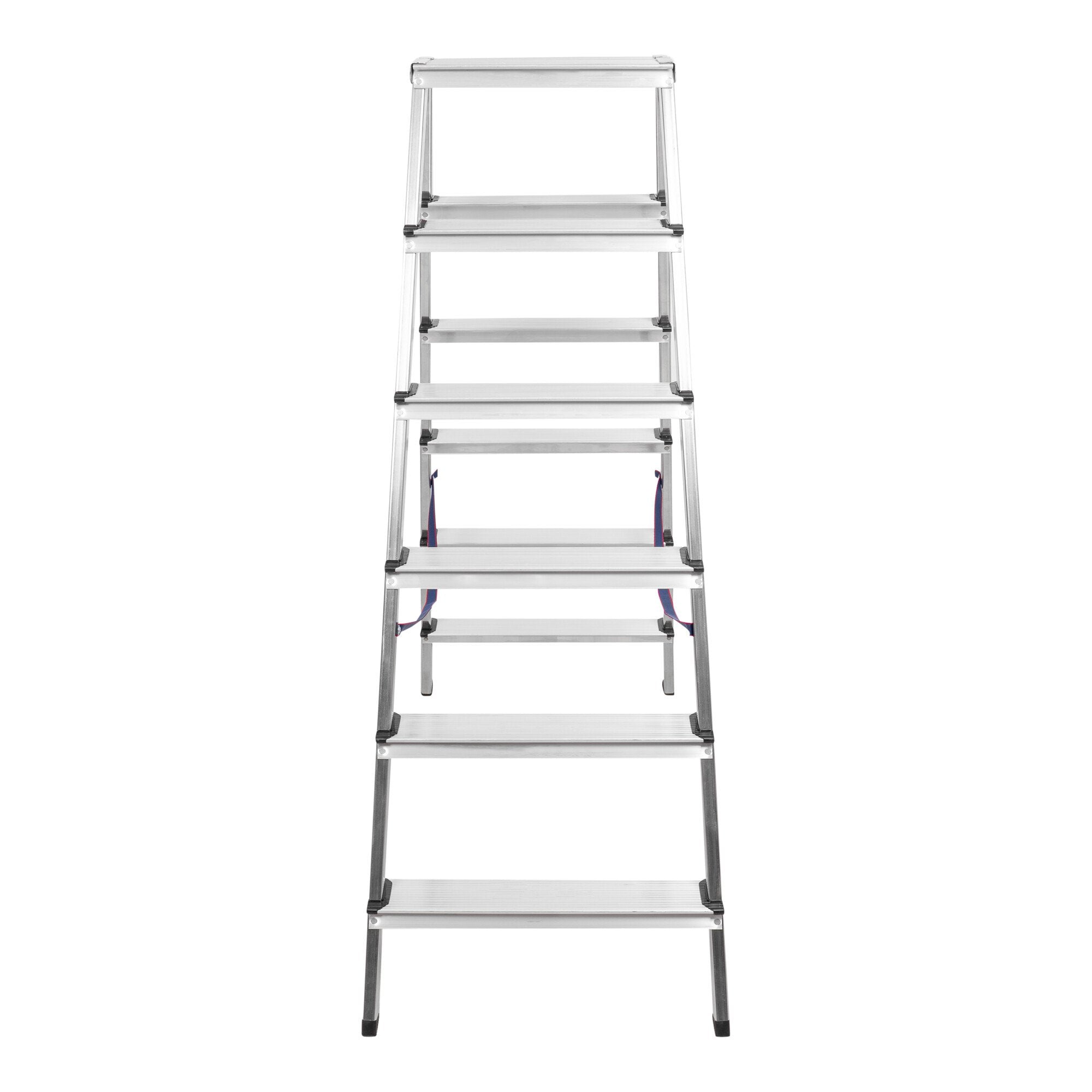 STIER Stufen Stehleiter 2x6 Stufen beidseitig begehbar leicht robust Sichere