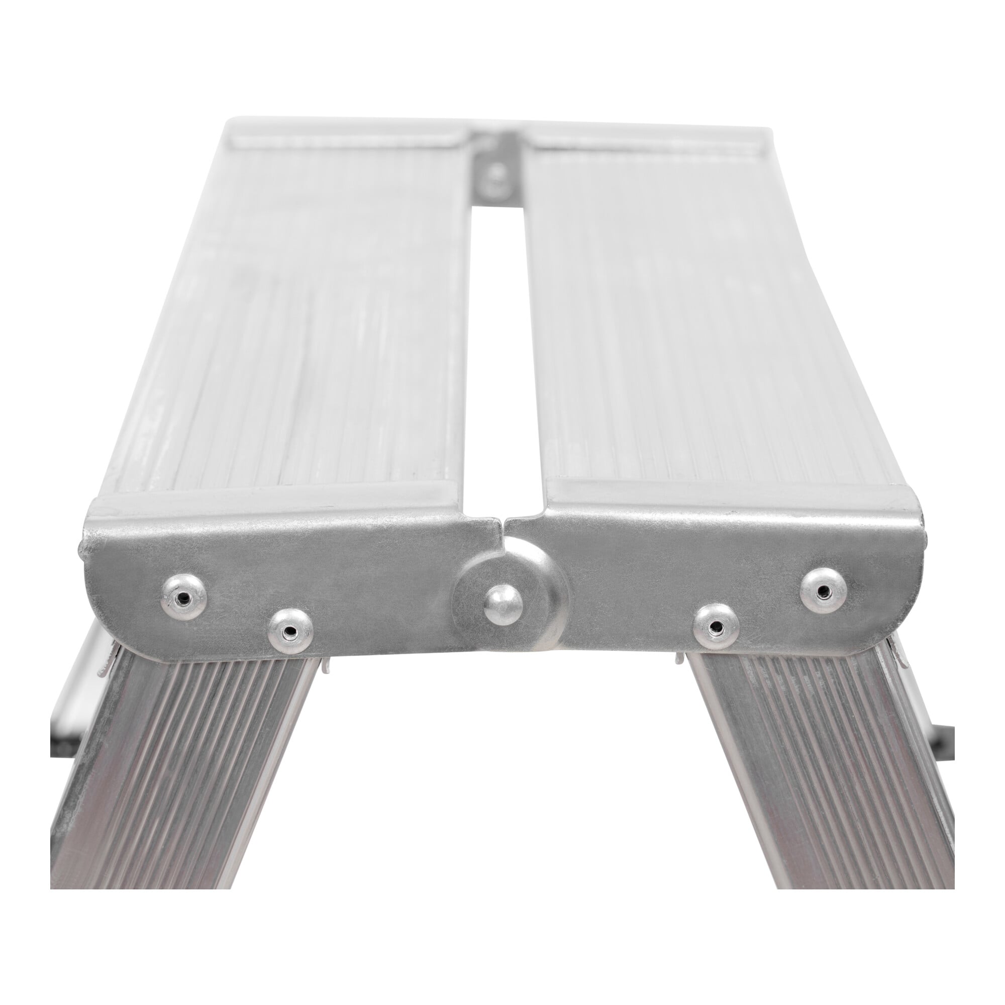 STIER Stufen Stehleiter 2x6 Stufen beidseitig begehbar leicht robust Sichere