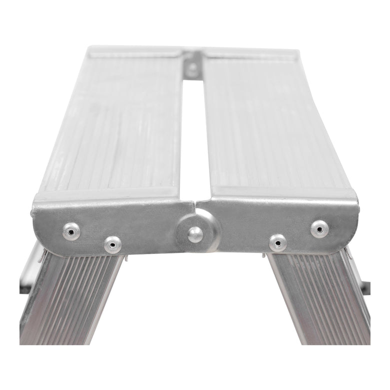 STIER Stufen Stehleiter 2x6 Stufen beidseitig begehbar leicht robust Sichere
