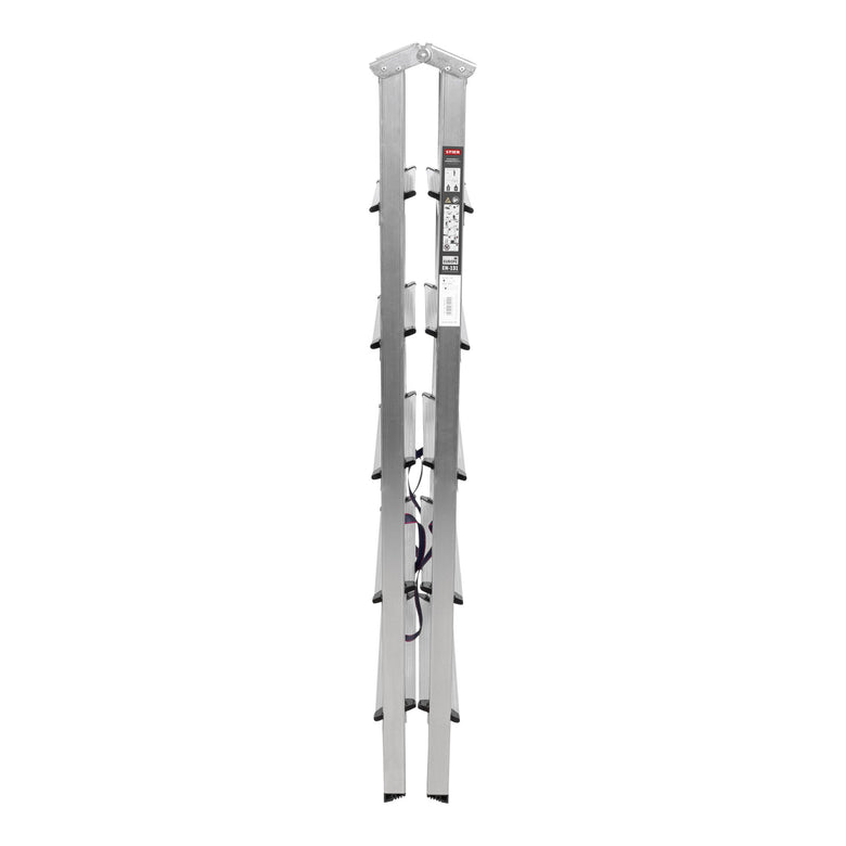 STIER Stufen Stehleiter 2x6 Stufen beidseitig begehbar leicht robust Sichere