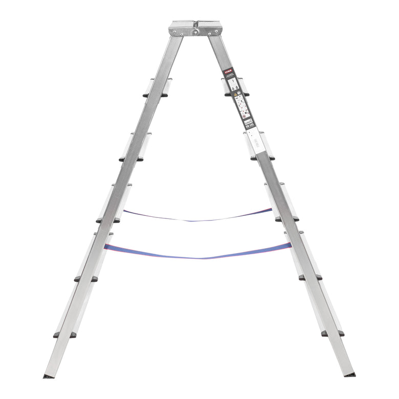 STIER Stufen Stehleiter 2x6 Stufen beidseitig begehbar leicht robust Sichere