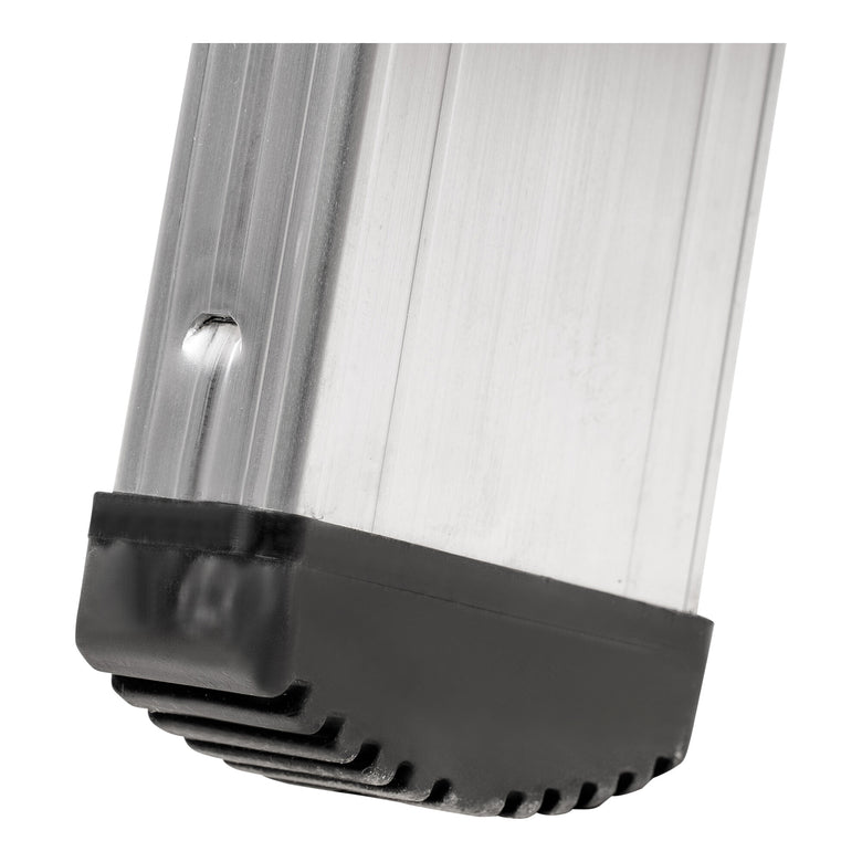 STIER Stepladder Premium 4 steps one-sided access, aluminum safety stepladder, multi-purpose ladder