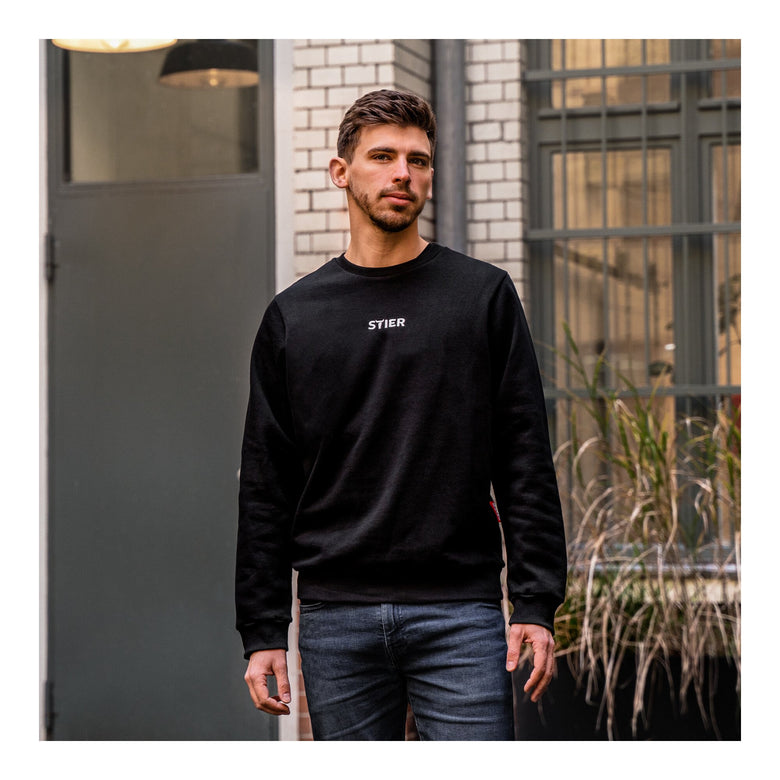 STIER Sweater div. Modelle, Größe S-XXL, unisex, 80% Baumwolle, bequemer Schnitt