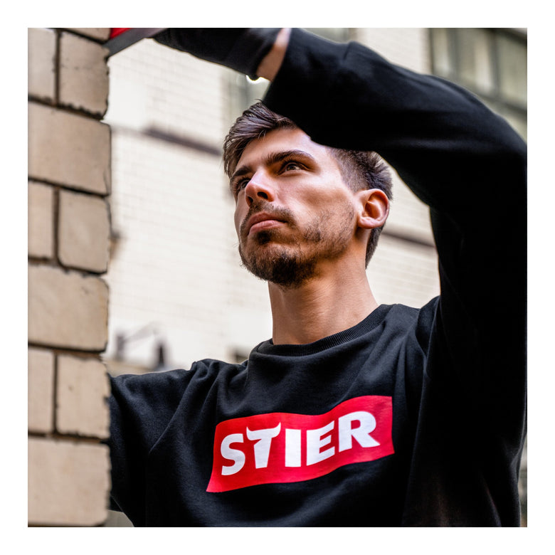 STIER Sweater div. Modelle, Größe S-XXL, unisex, 80% Baumwolle, bequemer Schnitt