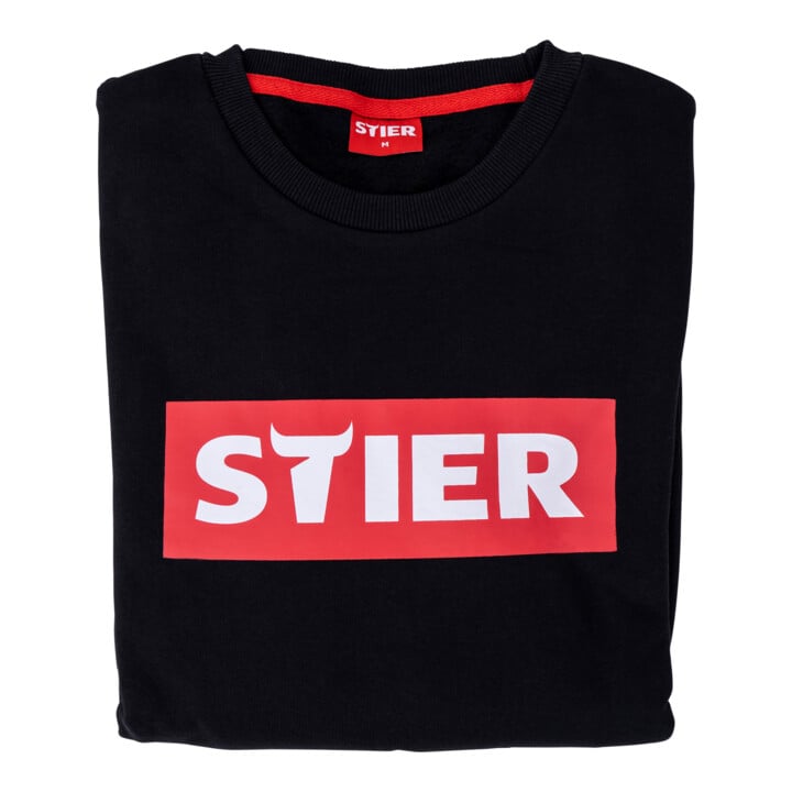 STIER Sweater div. Modelle, Größe S-XXL, unisex, 80% Baumwolle, bequemer Schnitt