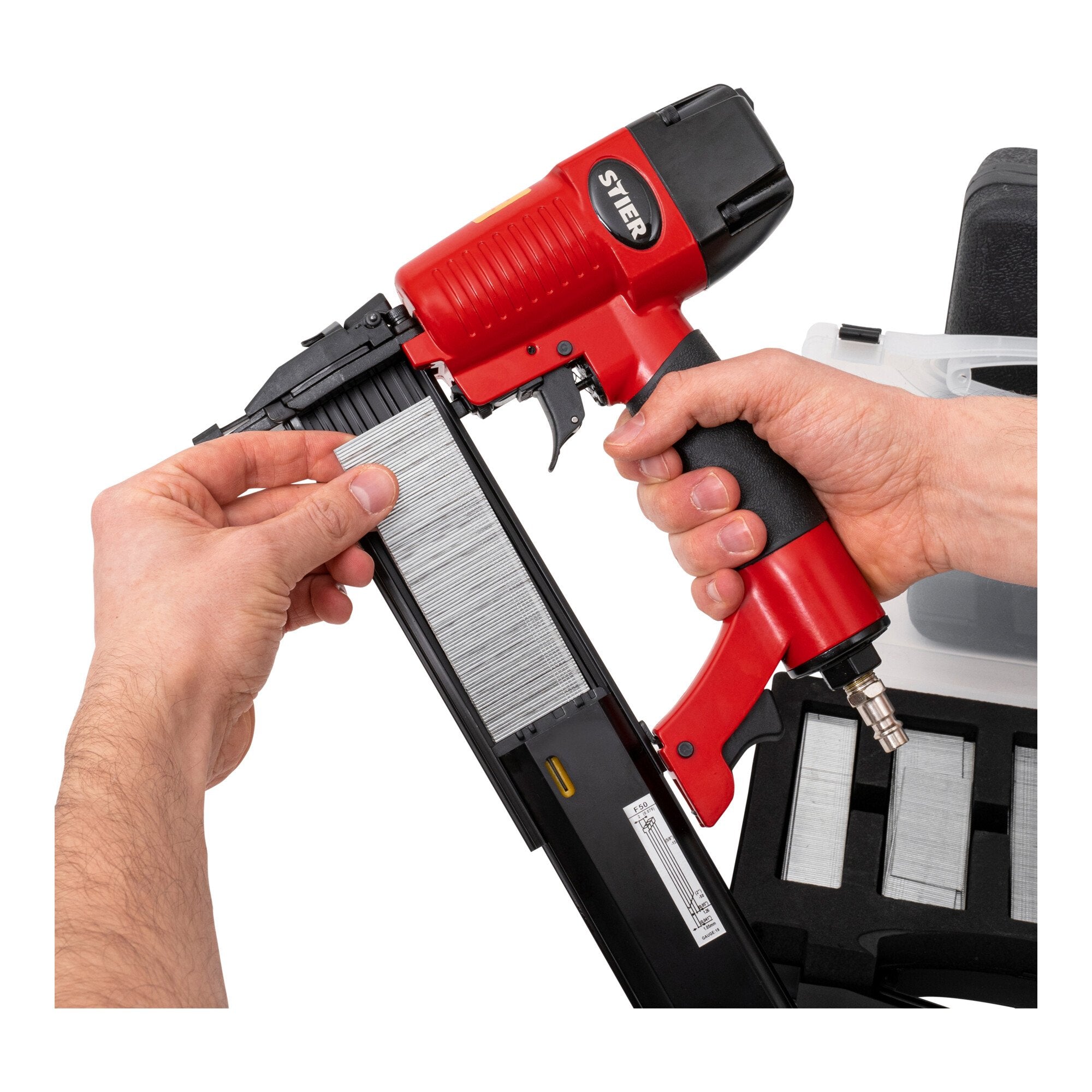 STIER Systainer-Kompressor-Set inkl. Systainer II T-Loc 6-teilig Rollbrett +