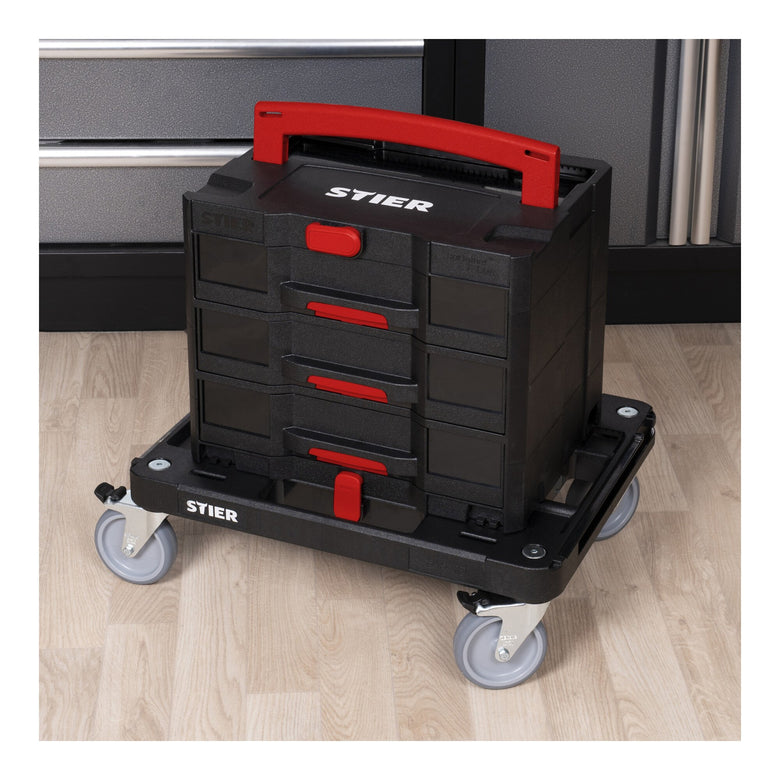 STIER Systainer-Rollbrett RB BLACK-Edition für alle T-Loc Systeme und Systainer³