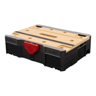 STIER Systainer T-LOC MFT BLACK Edition 396x296x105mm clamping table transport box