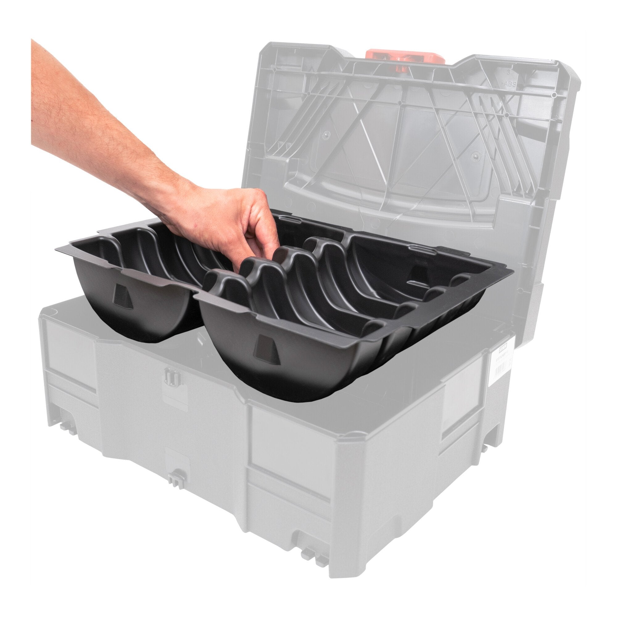 STIER Systainer-Tiefzieheinsatz für Schleifmittel Ø 150 mm 200g 10 Reihen