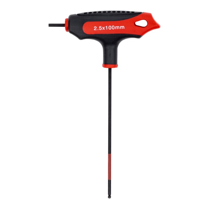 STIER T-handle screwdriver | 6KT | SW 2.5 mm | Can be used as a short or long handle | Optimal power transmission