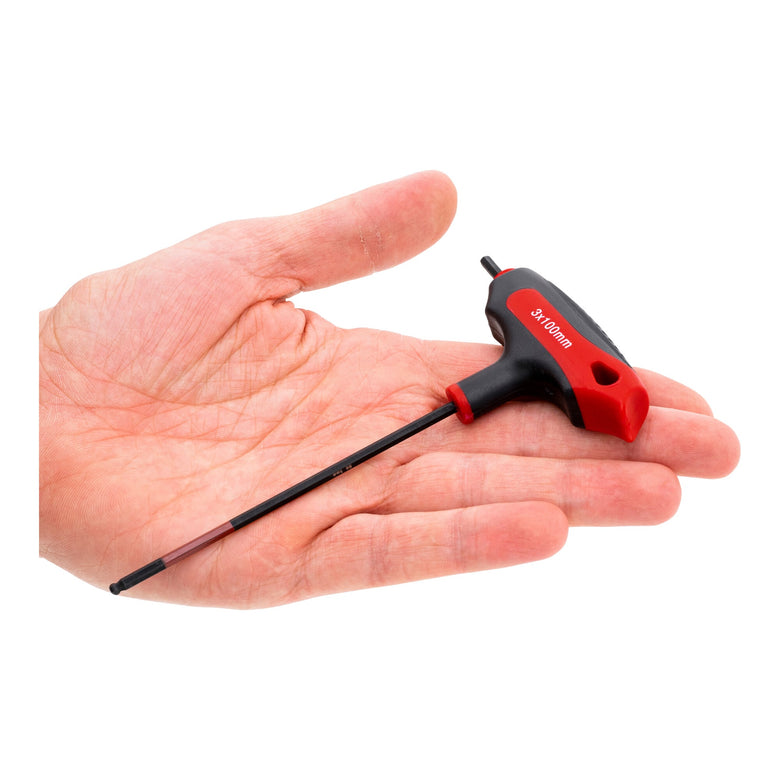 STIER T-handle screwdriver | 6KT | SW 2.5 mm | Can be used as a short or long handle | Optimal power transmission