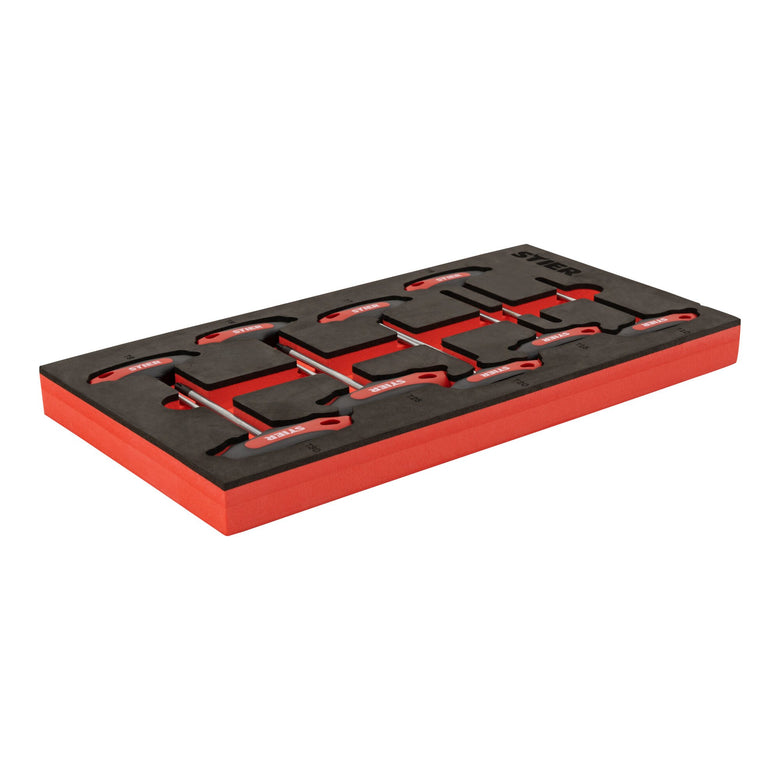 STIER T-Griff-Schraubendreher-Satz Torx TX15 - TX45 mm 6-teilig in