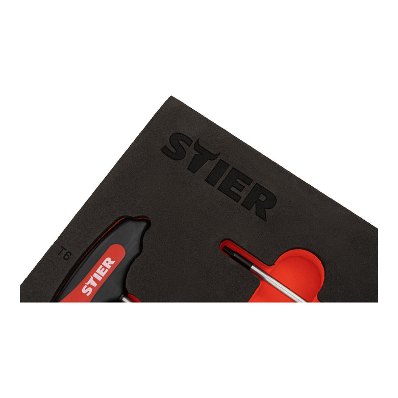 STIER T-Griff-Schraubendreher-Satz Torx TX15 - TX45 mm 6-teilig in