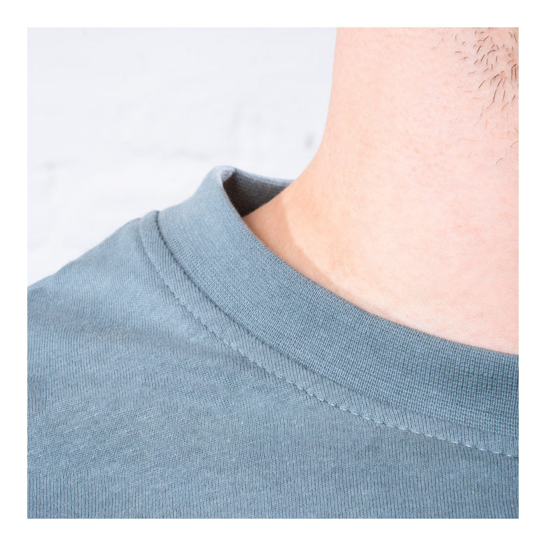 STIER T-Shirt embro essential organic cotton L sedona sage